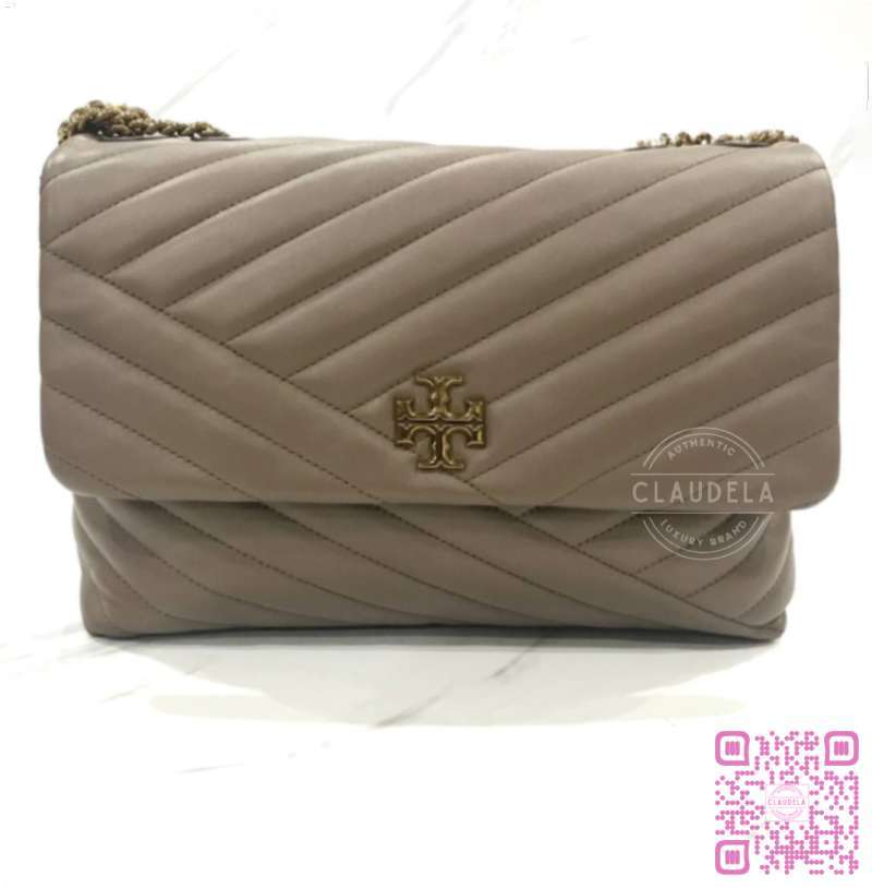 Classic taupe tory burch cheap