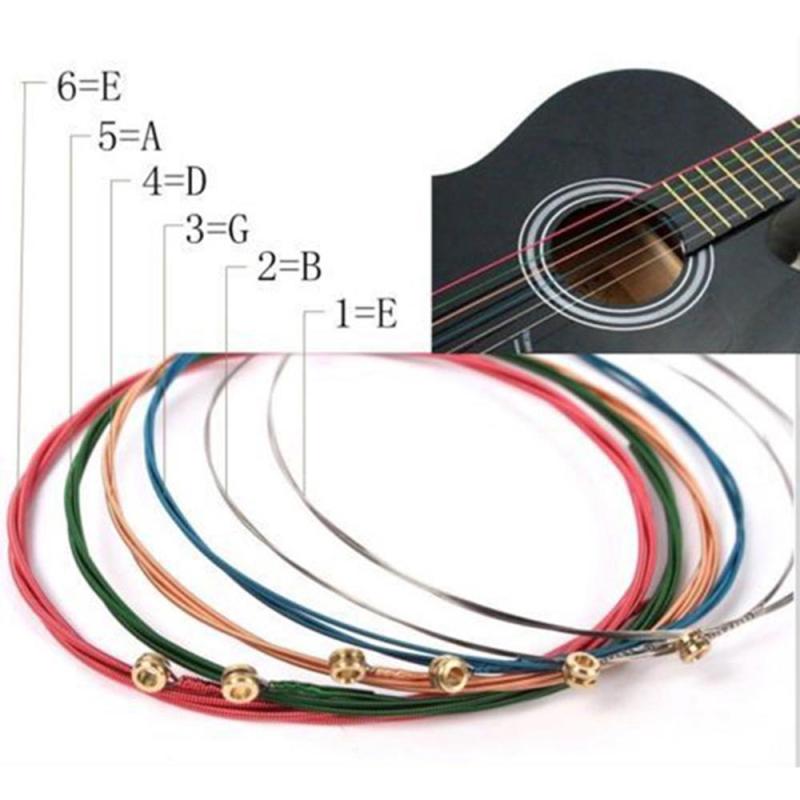 Jual Daddario Pelangi Senar Gitar Merah Kuning Biru 0 10 Online Oktober 2020 Blibli Com