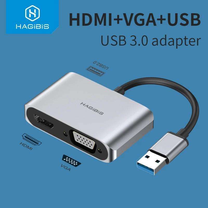 Jual Hagibis Usb 3.0 To Hdmi Vga 