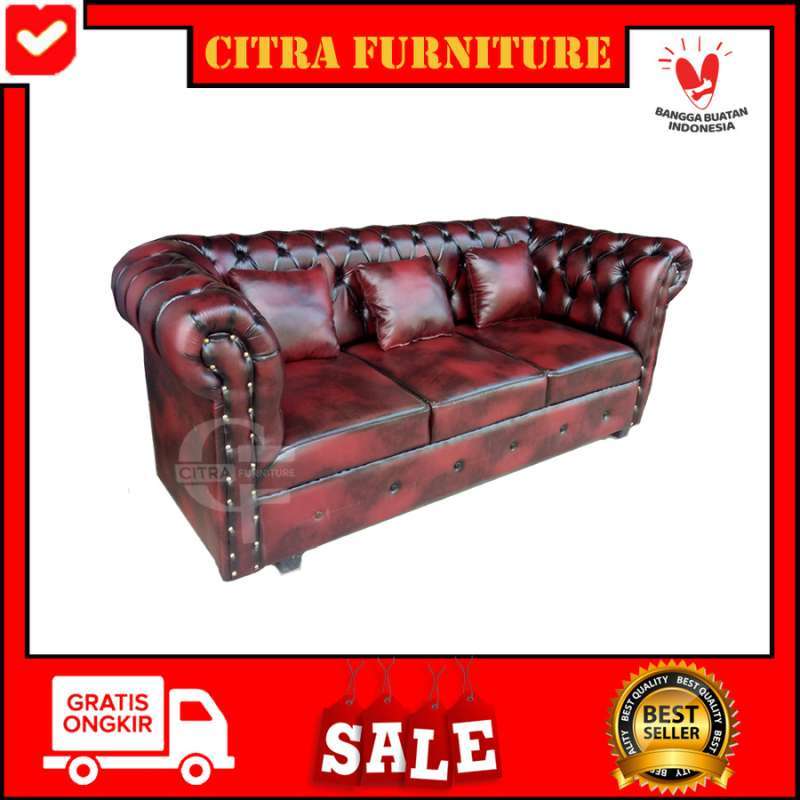 Harga shop chesterfield sofa