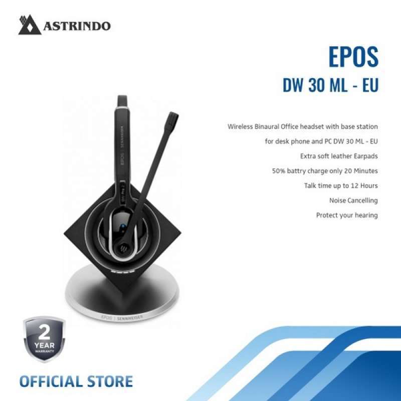 Promo Sennheiser Headset Wireless Dw 30 Ml Garansi Resmi 2Y, No Jabra No  Jbl di Seller Hello Store - Kota Jakarta Barat, DKI Jakarta | Blibli