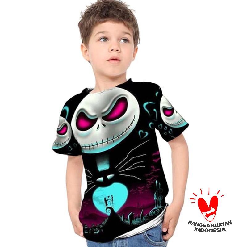 Jual Fika Nightmare Before Christmas Art 4 3d Full Print T Shirt Anak Unisex Pre Order Online November 2020 Blibli Com