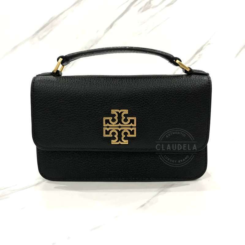 Tory burch britten best sale mini top handle