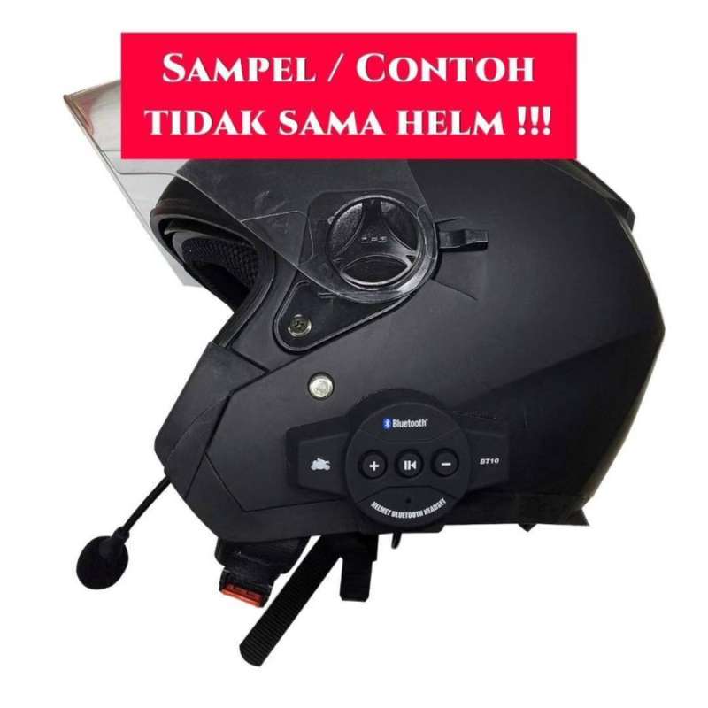Jual Headset Bluetooth BT10 untuk HELM Wireless Helmet Headset