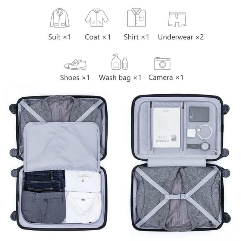 hand luggage bag size