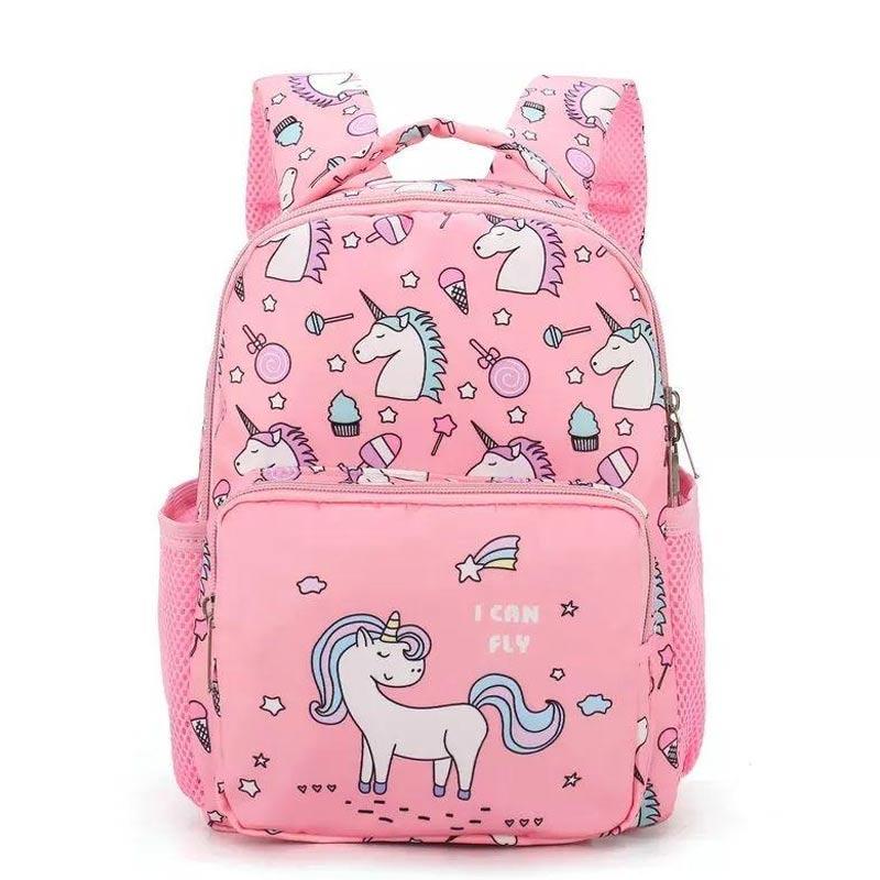 Jual Cartoon Kids Unicorn Tas Ransel Anak Paud Tk 001 Pink