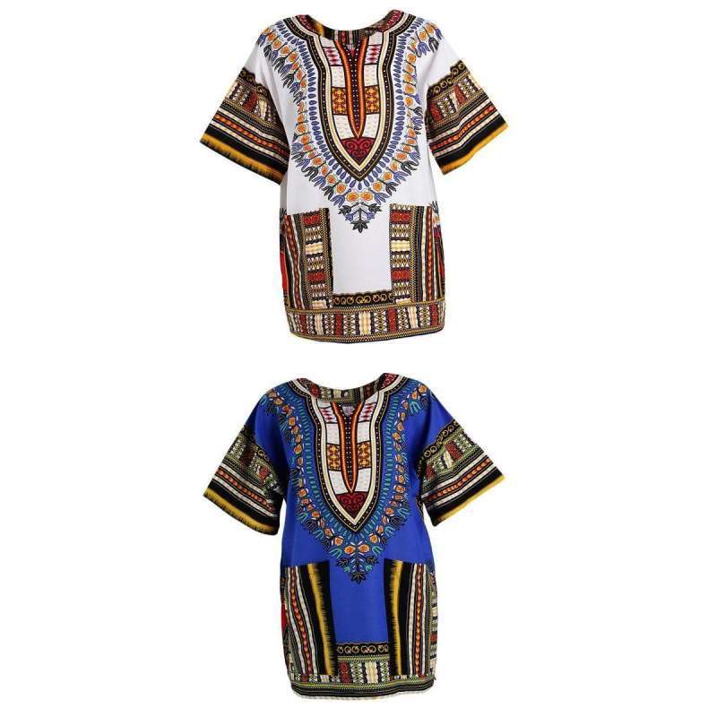 Jual 2 Pcs Mens Short Sleeve Dashiki 