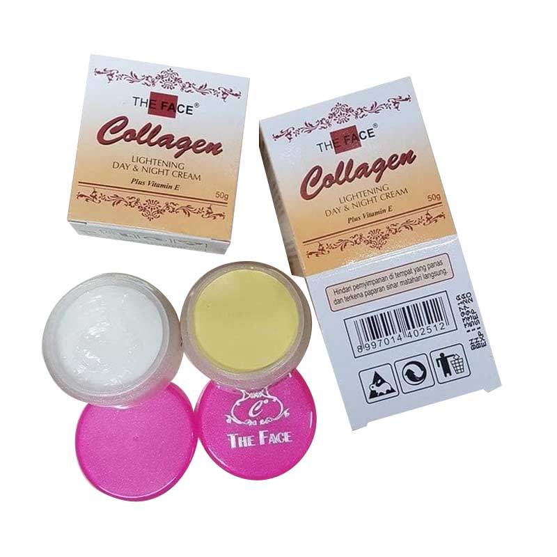 Jual The Face Collagen The Face Day Night Cream Bpom Original