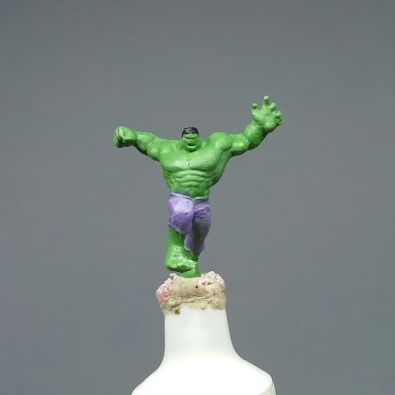 Hulk Avenger Infinity était guérisseur pose #4 HO 1:87 miniature personnage non Preiser