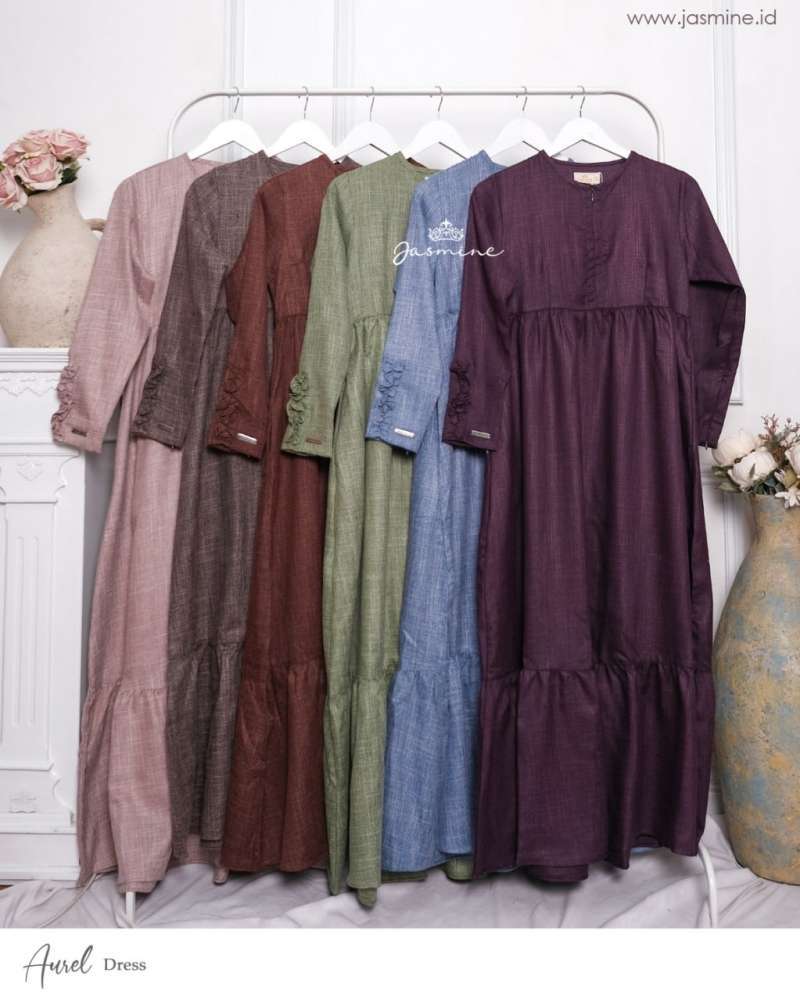 Jual Aurel Dress Gamis Polos Linen Burberry Fodu By Jasmine Di Seller Estrellashop.id Srengseng Sawah Kota Jakarta Selatan Blibli
