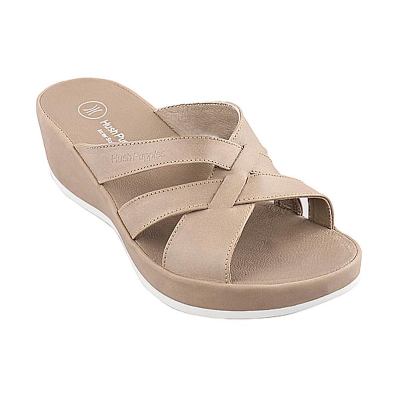 Jual Hush Puppies KC73281TP Audrey Bella Slip On In Taupe Sandal