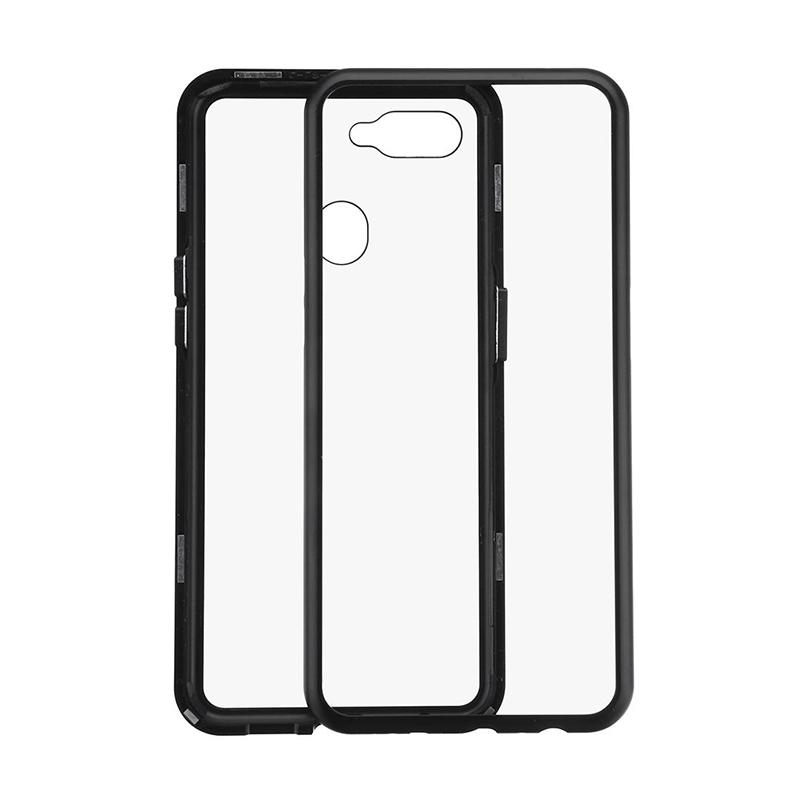 OEM Luxury Magnetic Case Glass Back Cover in for Realme