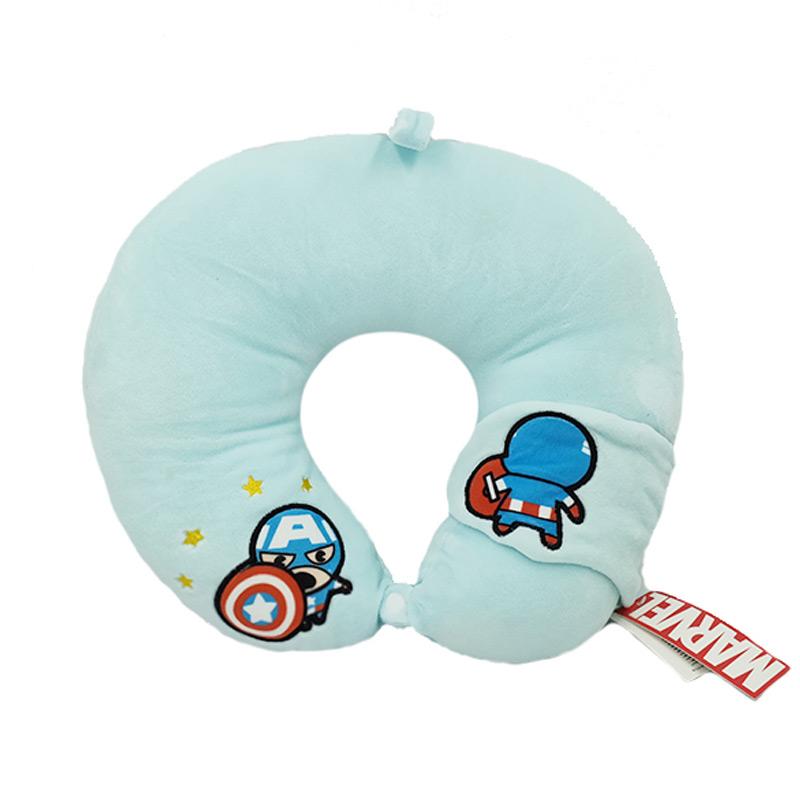 Jual Miniso Marvel Captain America U Shaped Neck Pillow Eye Mask Online November 2020 Blibli Com