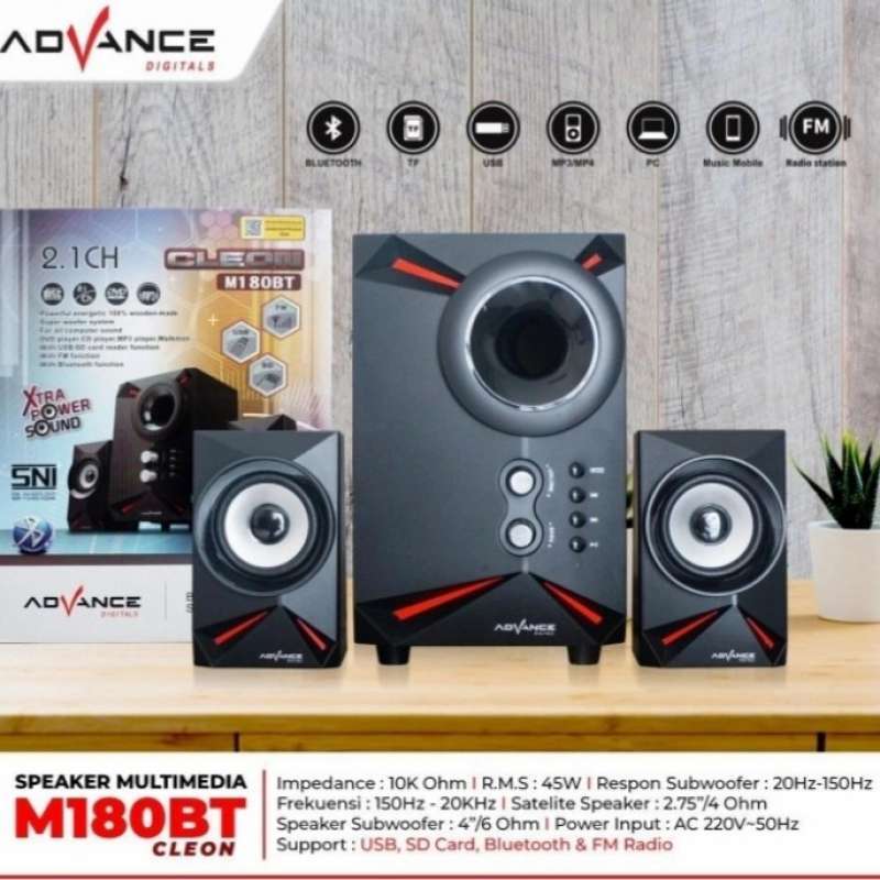 Speaker Multimedia Bluetooth ADVANCE M 