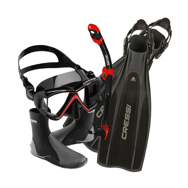 Jual Paket Snorkling Cressi Open Heel Pro Light Premium Peralatan Snorkling Peralatan Alat Selam Alat Diving Snorkling Alatselam Com Online Oktober 2020 Blibli Com