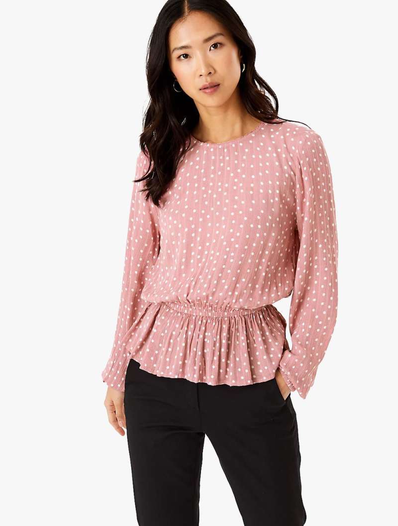 Promo M\u0026S - Blouse Wanita - Polka Dot 