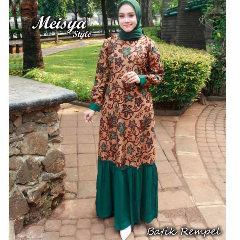 Jual Gamis Tasik Fashion Rempel Bunga Kecil Batik Gamis Wanita Online November 2020 Blibli Com