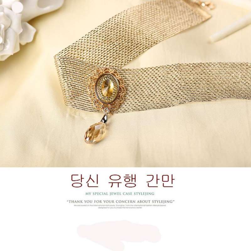Promo 3xCrystal Rhinestone Drop Pendant 