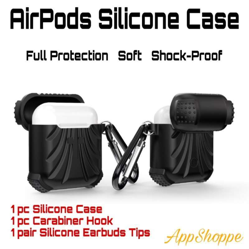 Promo AIRPODS SILICONE CASE PROTECTIVE 