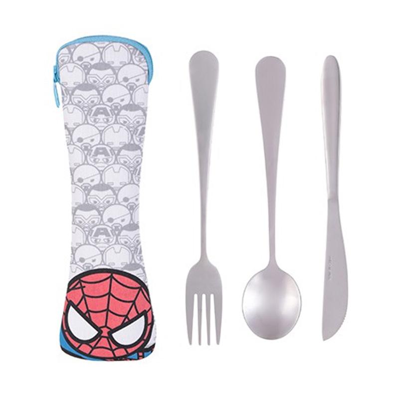 Jual Miniso Marvel Cutlery Spiderman Set Alat Makan Online Desember 2020 Blibli