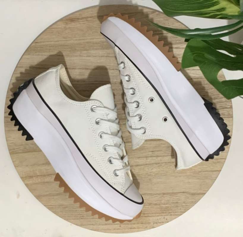 Sneakers wedges hotsell putih
