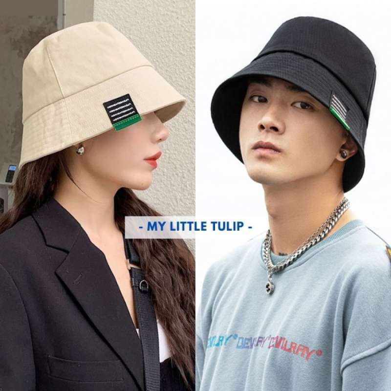 Topi Bucket Cowok Cewek Korea di Seller 