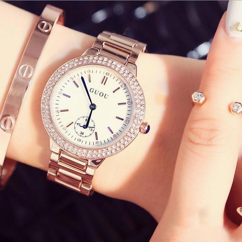 Jual Guou Luxury Diamond Women S Watch Online Desember 2020 Blibli