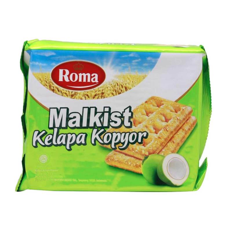 Jual Roma Malkist Kelapa Kopyor Biskuit 252 G Murah Mei 2021 Blibli