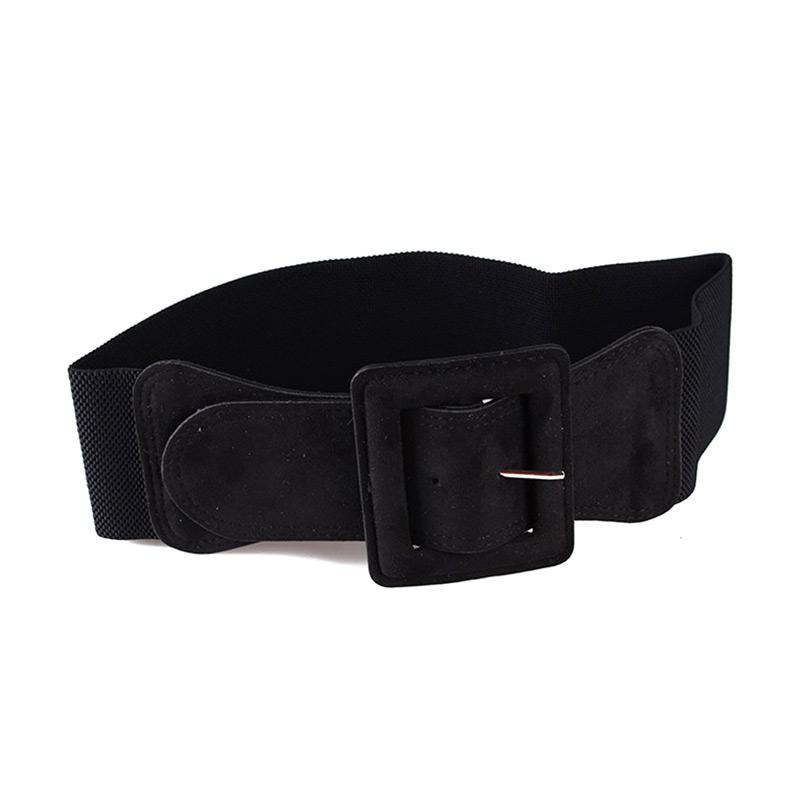 Wide Luxury Elastic Waist Belts 