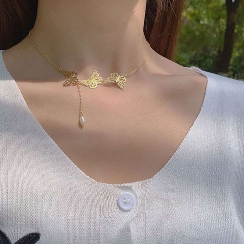 Promo KALUNG KUPU-KUPU PEARL BUTTERFLY 