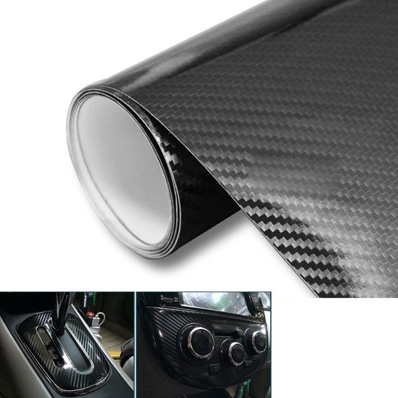 Jual Eds Car Styling Glossy Black 5d Carbon Fiber Vinyl Film Car Wrap With Air Free Bubble Diy Car Tuning Part Sticker 152 X 50 Cm Online Oktober 2020 Blibli Com