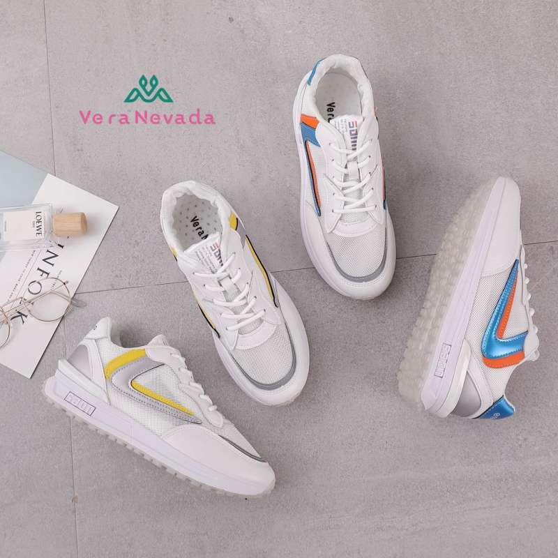 Promo ASLI IMPORT Vera Nevada Alesya Sepatu Sneakers Wanita Sport Shoes  1125 -DuIm- - 38 BLUEORANGE di Seller Dunia Import - Kab. Bekasi, Jawa  Barat | Blibli