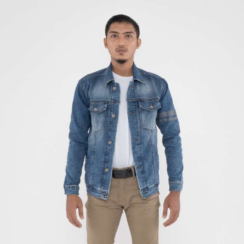 Jual Denim Jacket - Blue (0189) di 