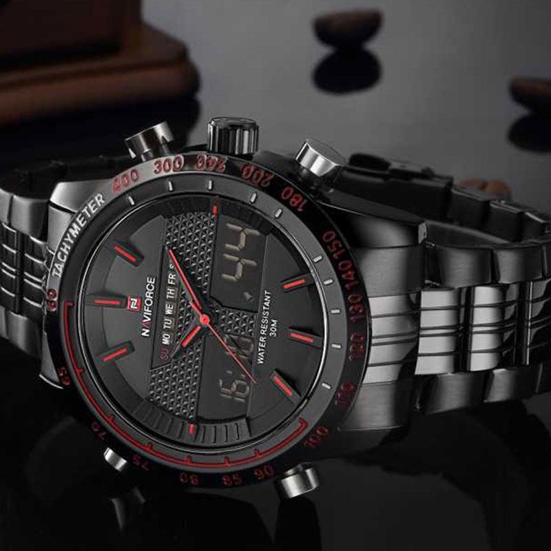 Jual Navi Force Jam Tangan Analog Pria Hitam 9024 Online Desember 2020 Blibli