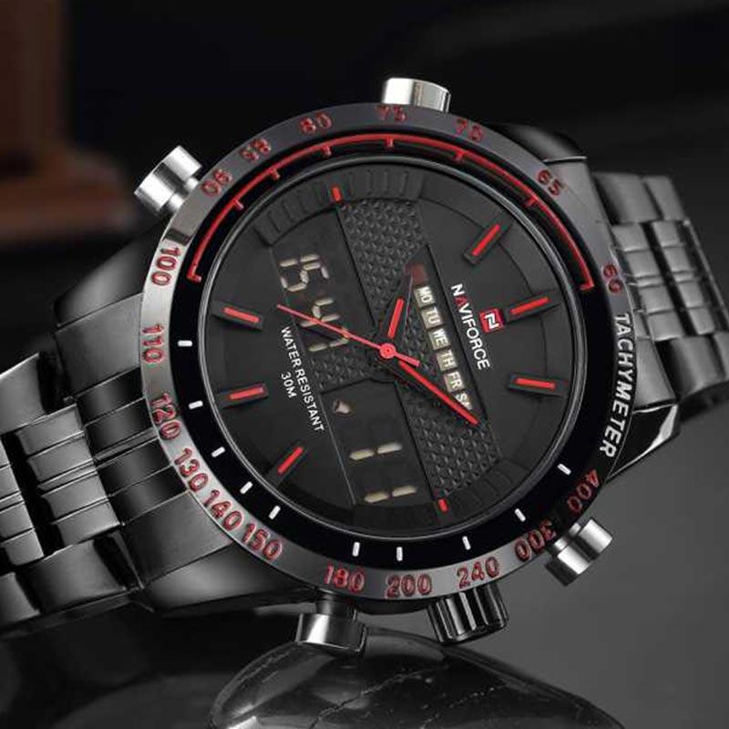Jual Navi Force Jam Tangan Analog Pria Hitam 9024 Online Desember 2020 Blibli