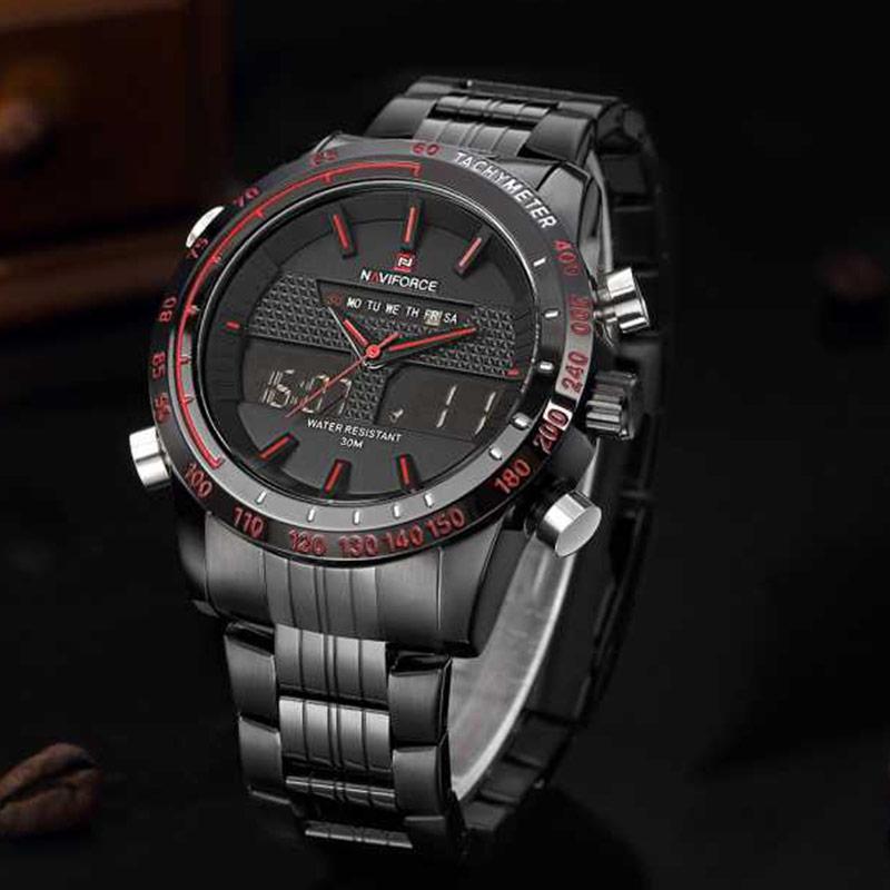 Jual Navi Force Jam Tangan Analog Pria Hitam 9024 Online Desember 2020 Blibli