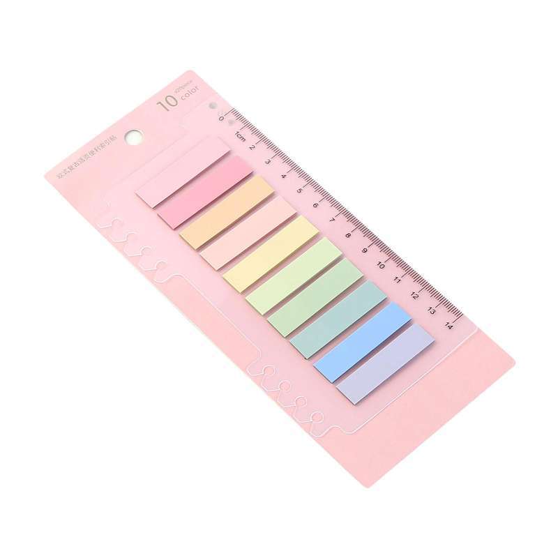 Promo 2x Writable Sticky Notes Index Tabs Macaron Labels for ...