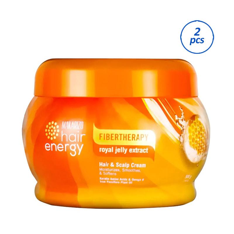Jual Makarizo Hair Energy Fiberteraphy Creambath Royal Jelly 2