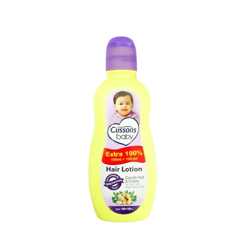 Jual Cussons Baby Hair Lotion Candle Nut Celery 100 100ml di
