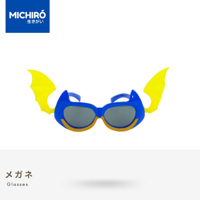 Michiro Kacamata Anak Unisex Lucu Bat Kids Sunglasses Polarized