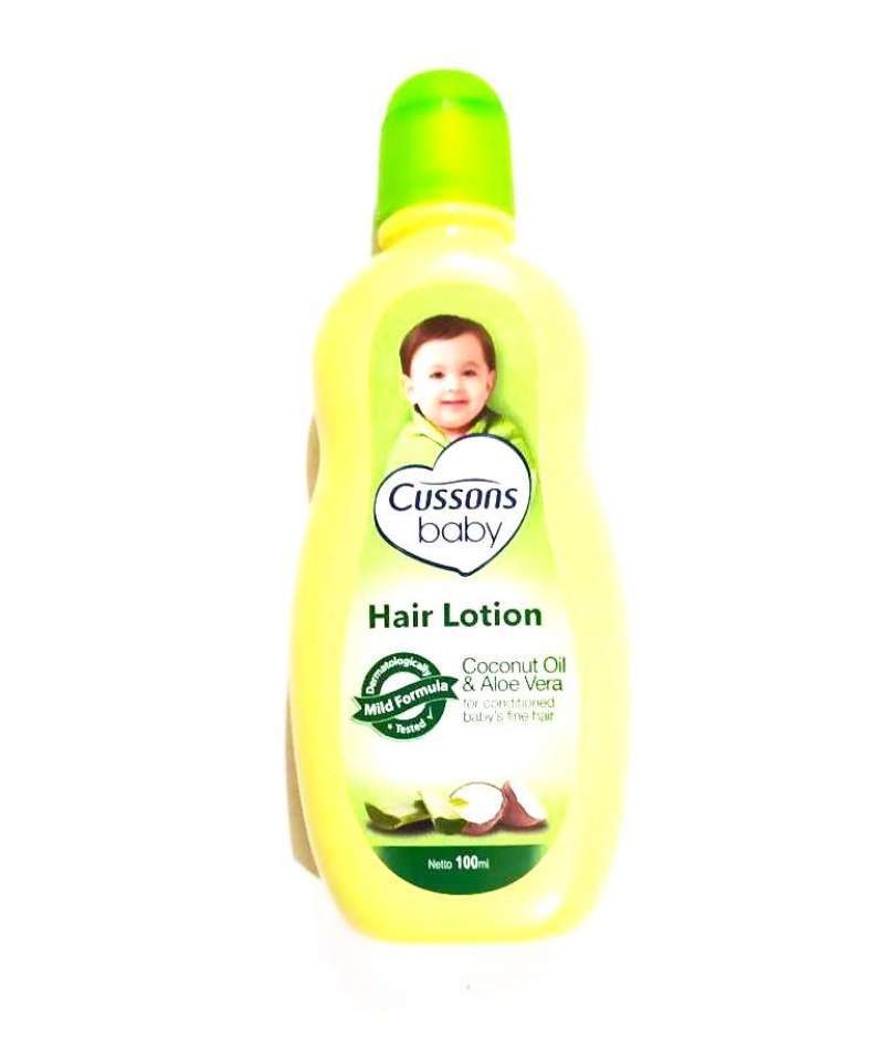 Promo Cussons Baby Hair Lotion Bayi 100ml Hijau Diskon 22% Di