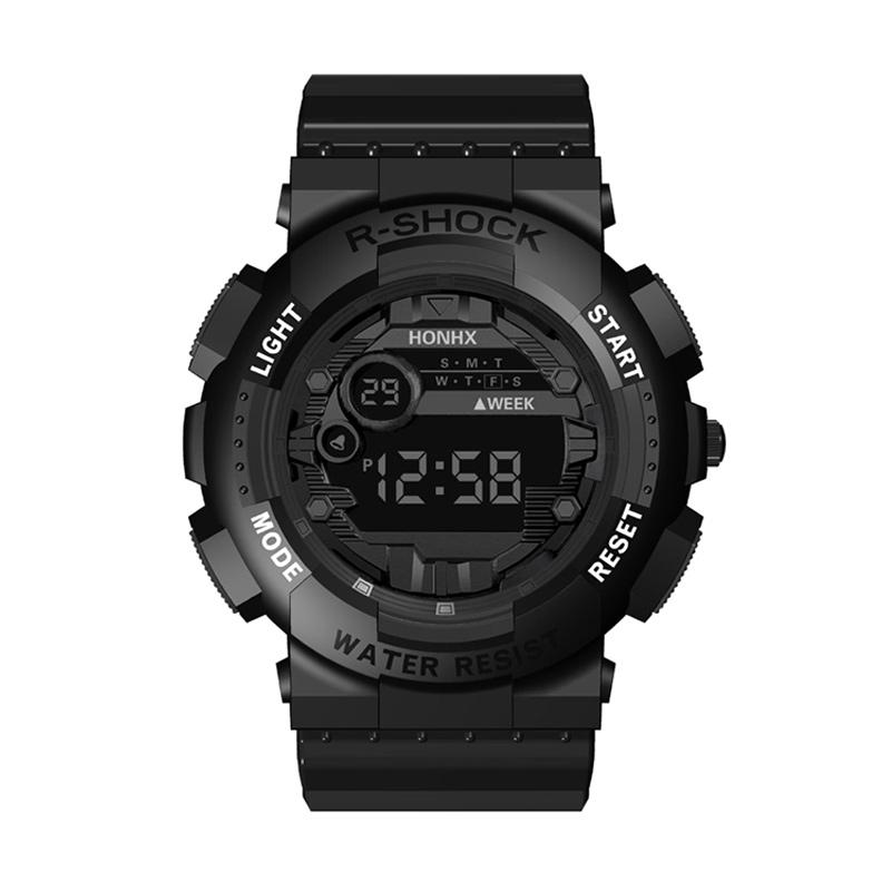 Jual HONHX Luxury Digital LED Watch Date Sport Jam Tangan Pria di