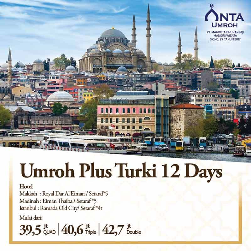 Jual Anta Umroh Umroh Plus Istanbul Bursa 12 Days Online November 2020 Blibli