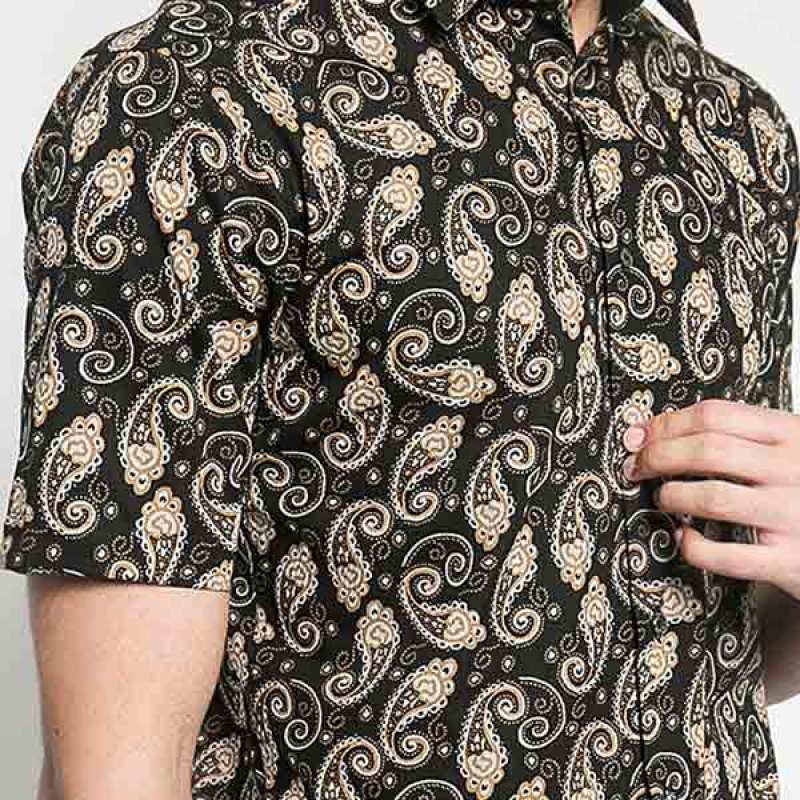 Jual Alisan Batik Slimfit Kemeja Lengan Pendek Pria 00068 Online Februari 2021 Blibli