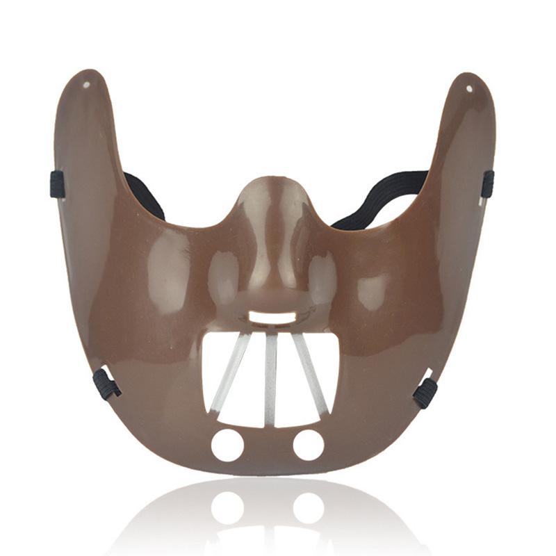 Jual Silence Of The Lambs Hannibal Half Face Mask Halloween Fancy