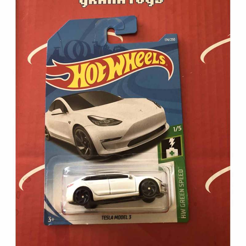 tesla model 3 hot wheels 2019