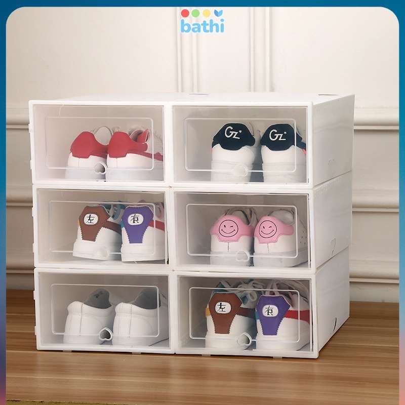 BHLF010 Rak Kotak Sepatu Susun Plastik Boxes Shoes Organizer Large