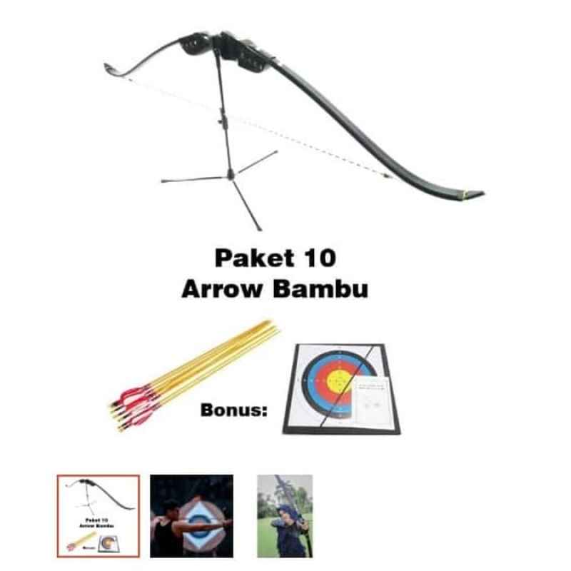 Jual Paket Busur Panah Anak Dan Pemula 10 Anak Panah Target Panduan P Online Agustus 2020 Blibli Com