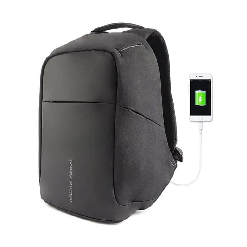 Jual Mark Ryden Bag Usb Tas Ransel Laptop Pria Black Mr5815