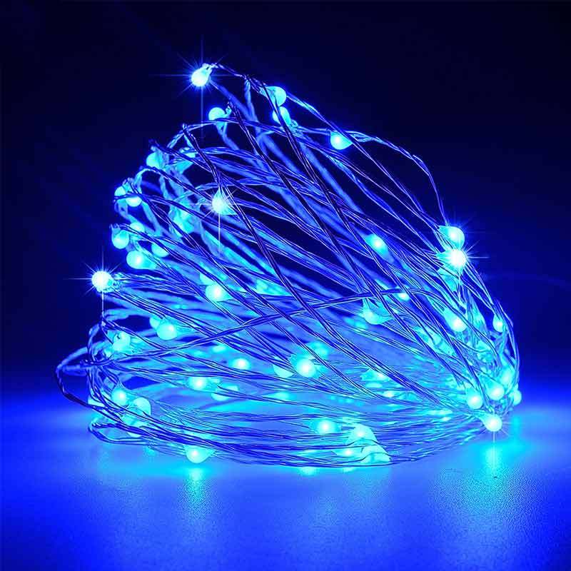 Jual Eds Led Solar String Fairy Christmas Lights Copper Wire Wedding Party Decor Lamp Garland 10 M 100 Led Online November 2020 Blibli